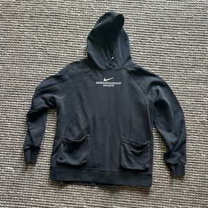 Vintage Nike Center Logo Swoosh Hoodie W/ Dual Front Pockets